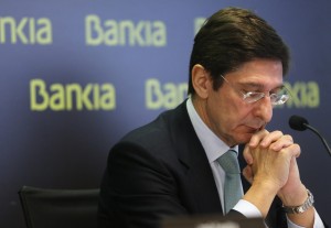 Spain's Bankia Chairman Jose Ignacio Goirigolzarri attends a news conference in Madrid