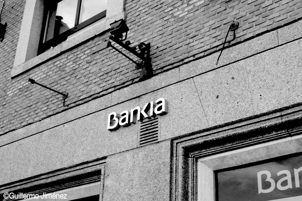 Foto de una oficina de Bankia en Toledo hecha por Guillermo Jménez